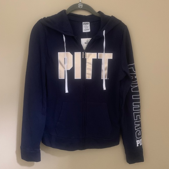 NWT VS Pink University of Pittsburgh Full-Zip - Picture 1 of 6
